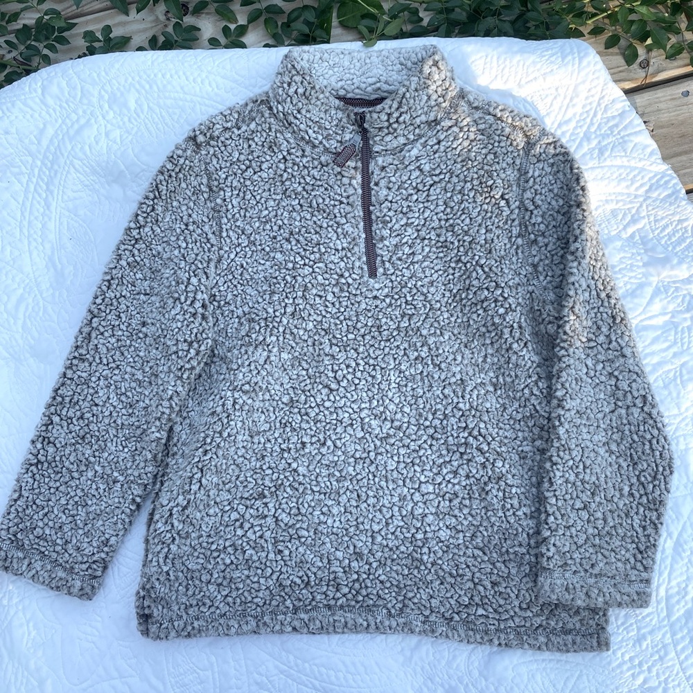 True grit Sherpa pullover